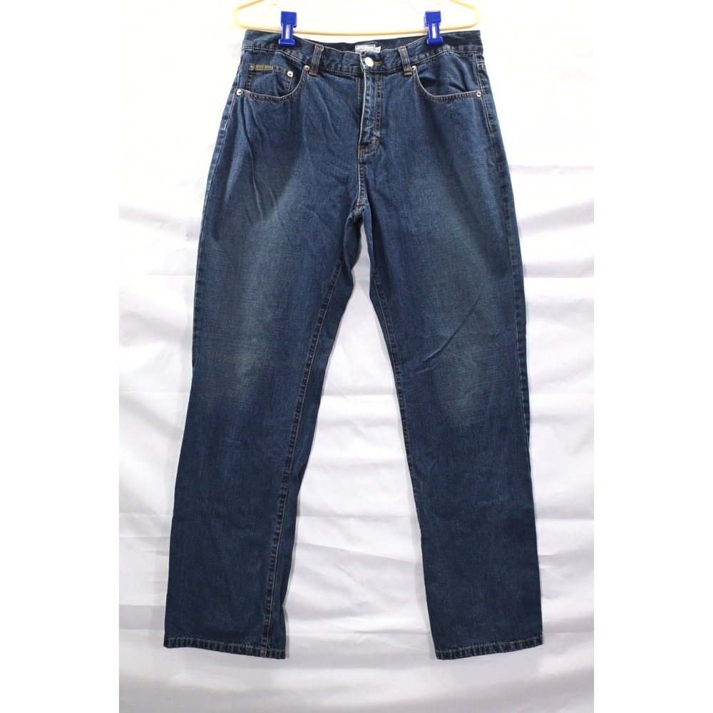 Vintage Calvin Klein Jeans Women's 12 Dark Wash Straight Leg Denim Jeans Y2K USA